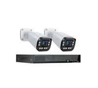 Sistema De Cámaras De Seguridad 4K 8MP PoE, Lente De Enfoque Automático, Lente De 2,8-10mm, Zoom 4X, Kit De Cámaras De Vigilancia De Vídeo, Juego De CCTV For Exteriores(1T,8CH Nvr 2 Pcs 4K CAM)