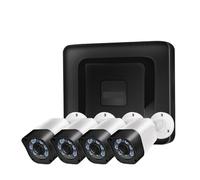 Sistema de cámaras de seguridad De cámaras de seguridad 4CH 1080P 720P vídeo CCTV vigilancia AHD 2MP DVR H.264 hogar exterior interior día visión nocturna alerta de movimiento(1080P DVR 4 1080Pcam)