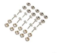 Sistema de cierre a presión, 30 piezas con materiales a prueba para lona marina y aplicaciones de cubierta de barco, ofrece un rendimiento de tienda de campaña ConsisFor sobre