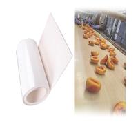 Sistema de cinta transportadora inclinada de PVC blanco personalizable de grado alimenticio para uso industrial, 28 pulgadas de ancho x 60 pies de largo, ideal para un manejo eficiente de materiales