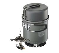 Sistema de Cocina Táctica Optimus Crux Lite - Set de Cocina Ultraligero para Camping con Olla de 0,95 L y Hornillo de Gas de 3 kW | Compacto y Eficiente para Exteriores, Senderismo y Bushcraft