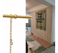 Sistema de Colgantes de riel de Imagen Carridos de imágenes/Billboards Bread Frame, Vertical Rail Colgante de imágenes con Anillo D, Kit de colgación de Pared de actualización, almacenar el riel de