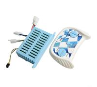 Sistema de control remoto 2.4G con receptor controlador de vehículo eléctrico de 12 V compatible con múltiples modelos para coche infantil (juego completo de 2 pines)