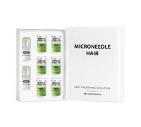 Sistema de crecimiento del cabello, solución de infusión de microagujas, fortalece las raíces con aceite de menta y raíz de jengibre, suero más saludable para engrosar el cabello adulto