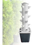 Sistema de cultivo de torre hidropónica, kit de jardín sin suelo para lechuga, hierbas y verduras, uso en interiores y exteriores