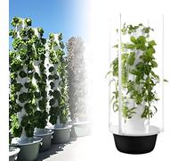 Sistema de cultivo hidropónico de interior con luces LED, jardinera vertical para hierbas y hortalizas de hoja verde, kit de cultivo aeropónico con bomba y temporizador, equipo de jardinería domésti