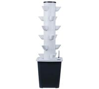 Sistema de cultivo hidropónico para hierbas, frutas y verduras, 30 cápsulas, torre de jardín de 6 pisos con bomba hidratante, kit completo de plantación