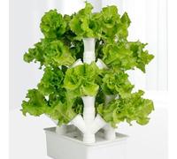Sistema de cultivo hidropónico, torre vertical de aeroponía automatizada para jardinería interior y exterior, mini solución de jardín de hierbas