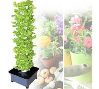 Sistema de Cultivo Hidropónico Vertical 45 Orificios, Torre Aeropónica Modular con Bomba y Capacidad 30L, Jardín Interior sin Tierra para Verduras de Hoja y Fresas, Diseño Compacto Ahorrador de Espaci