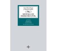 Sistema de Derecho Civil: Volumen I. Parte general del Derecho civil y personas jurídicas (Derecho - Biblioteca Universitaria de Editorial Tecnos)