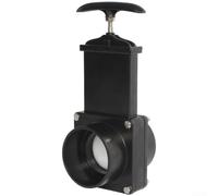 Sistema de desagüe de RV para aplicaciones de remolques de autocaravanas con funcionalidad de cable de tracción y conexión de brida segura (válvula de drenaje de 75 mm)
