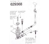 Sistema de desagüe para fregaderos Schock Primus N de 100 XL, Signus N de 100 XL y Horizont D de 100S/para Notebook fregadero/desagüe