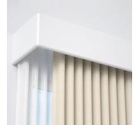 Sistema de doble pista con riel deflector, polea de riel deslizante silenciosa para una masa suave, diseño empalmable, perfecto para decoración del hogar y mejora la estética interior