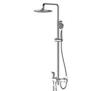 Sistema de ducha con bañera, juego de ducha negro con cabezal de ducha de mano, pulverizador de bidé, accesorio de baño moderno, máxima relajación y flujo de agua versátil