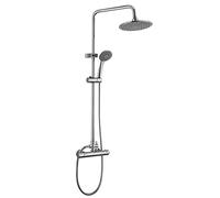 Sistema de Ducha de Temperatura Constante de 38 °C, Juegos completos de grifos de Ducha, Sistemas de Cabezal de Ducha de Lluvia con Ducha de Mano de Pared, Juego Combinado para baño, Todo de Metal.