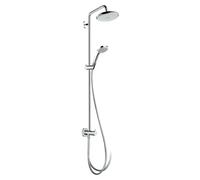 Sistema de ducha (Distancia entre orificios: 103,5 cm, Número de tipos de chorro: 4 ud., Cromo)