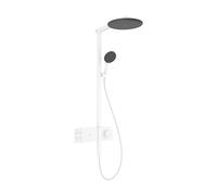 Sistema de ducha hansgrohe Raindance Alive S 300 EcoSmart de 2 chorros con ShowerSelect Comfort, 24596700, Color: Blanco mate
