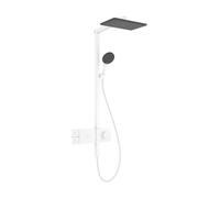 hansgrohe Raindance Alive Q sistema de ducha 210/340 1jet EcoSmart con ShowerSelect Comfort, 24581700, Color: Blanco mate