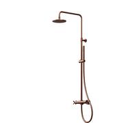 Sistema de ducha Steinberg serie 250, con mezclador termostático, Easy Clean, 2502721BC, Color: cobre cepillado