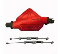 Sistema de embrague de cable de palanca de acrobacias de aluminio CNC que reduce la resistencia en un 50 por ciento, adecuado para varios modelos de motocicleta (rojo)