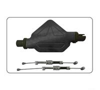 Sistema de embrague de fácil operación para motocicletas Palanca de acrobacias CNC con mayor longitud de cable disponible (negro)