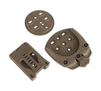 Sistema de Enganche rápido de pistolera táctica con Clip para cinturón, Adaptador de Funda de Plataforma con ángulos de 360 Grados