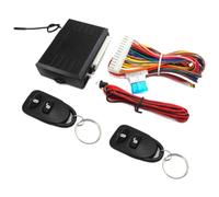 Sistema de Entrada sin Llave para automóvil Kit de Cerradura de Puerta Central remota automática Universal de 12 V con Caja de Control e indicador LED y 2 Controladores remotos