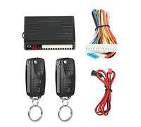 Sistema de entrada sin llave,Tickas Bloqueo de puerta de auto universal Sistema de entrada sin llave Sistema de cierre centralizado con control remoto con control remoto
