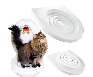 Sistema de entrenamiento 4BIG.fun para acostumbrar a su gato al baño - asiento y aprendizaje de la limpieza