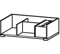 Sistema de equipamiento Duravit para anchuras de mueble de 600 mm, sin hueco para sifón, UV992207878, Color: arce macizo