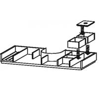 Sistema de equipamiento Duravit para anchuras de mueble de 80,0 cm, incl. hueco para sifón., UV997207878, Color: arce macizo