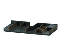 Sistema de equipamiento Duravit para anchuras de mueble de 800 mm Posición derecha, con abertura para sifón, UV9755R7878, Color: arce macizo