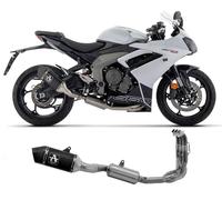 Sistema De Escape Completo ARROW E5 Veloce Alum Dark TRIUMPH DAYTONA 660 2024.