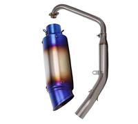 Sistema De Escape Completo Motocicleta para Zontes ZT125 U1 G1 Z1 Z2 2021 2022 2023 2024 2025 Silenciador Conexión Colector Acero Inoxidable