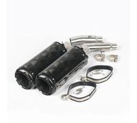 Sistema De Escape De Motocicleta 51 Mm Silenciador Deflectores De Escape Punta Del Silenciador Conector Medio Tubo De Enlace Para CB900 CB919(Model E)