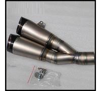 Sistema De Escape De Tubos De Doble Extremo Modificado Para Motocicleta, Silenciador De Tubo Deslizante Para Ducati Diavel Automotor(4)