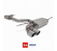 VW Scirocco III (13) Grupo A Sportabgasanlage 2x76mm Diseño-sr Acero Inoxidable