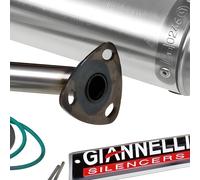 Sistema de escape Giannelli aluminio silenciador con ABE para Aprilia