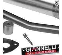 Sistema de escape Giannelli aluminio silenciador con ABE para Derbi