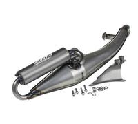 Sistema de escape Giannelli V2 adicional con la homologación de Gilera / Piaggio