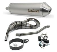 Sistema de escape LeoVince Completo X-FIGHT con homologación, acero inoxidable para Aprilia RX 50-SX 50