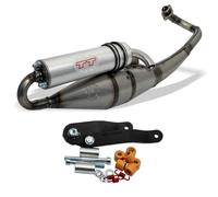 Sistema de escape LeoVince HAND MADE TT homologado ECE para Aprilia SR 50 R