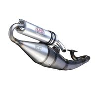 Sistema de escape LeoVince HAND MADE TT homologado ECE para Typhoon 2 tiempos 50