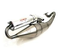 Sistema de Escape LeoVince Handmade TT para Kymco Top Boy 50/Super 9, Certificado E