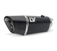 Sistema de escape LeoVince LV-14 R negro homologado ECE para Yamaha MT-07 700