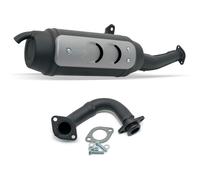 Escape Completo Leovince Sitoplus Acero Gilera Typhoon 50 1994 > 2001