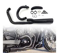 Sistema De Escape Motocicleta Negro para Harley Davidson Night Rod V-Rod Muscle Luther 2003-2021 Accesorios 2 En 1 Silenciador