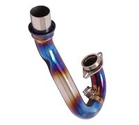 Sistema De Escape para Motocicleta, Tubo Enlace Medio Delantero Modificado, Eliminación Catalizador para Husqvarna SVARTPILEN 401 2018 2019