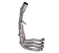 Sistema De Escape Sección Delantera Aleación Titanio Motocicleta para Yamaha R1 2015 2016 2017 2018 2019 2020 2021 2022 2023 2024 Conector Codo 60Mm