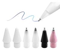 Sistema de escritura y punta de dibujo preciso [6X] para uso intenso, apto para Apple Pencil Pro / 2ª y 1ª generación / USB-C - Punta ultrafina de 0,7 mm para contornos claros